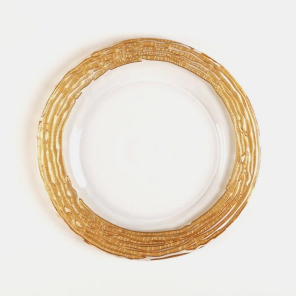 Wholesale glass charger plate PZ-037 product photo